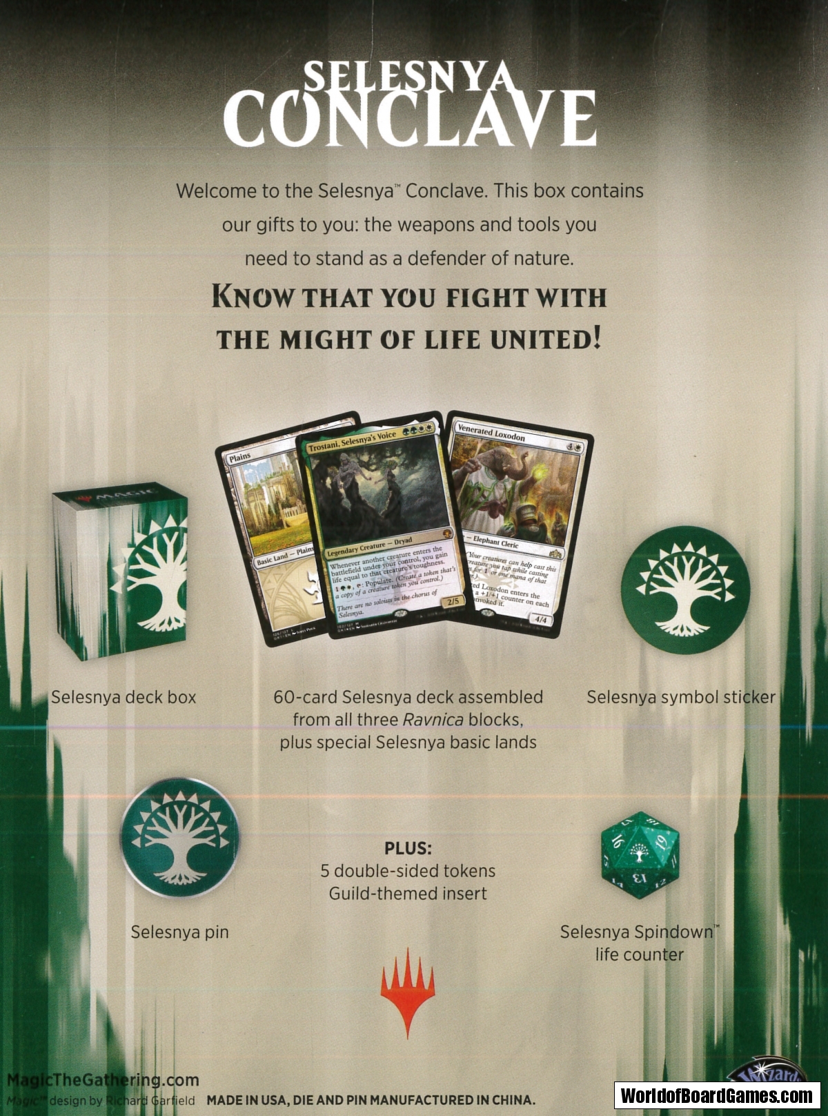Magic the Gathering Ravnica Guild Kit Selesnya