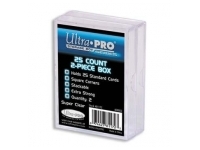 Ultra Pro: 2-Piece 25 Count Clear Card Storage Box, 2 Pack