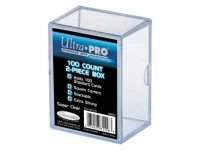 Ultra Pro: 2-Piece 100 Count Clear Card Storage Box