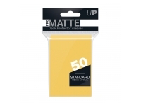 Ultra Pro: PRO-Matte 50ct Standard Deck Protector sleeves: Yellow (66 x 91 mm)