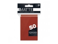 Ultra Pro: PRO-Matte 50ct Standard Deck Protector sleeves: Red (66 x 91 mm)