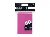 Ultra Pro: PRO-Matte 50ct Standard Deck Protector sleeves: Bright Pink (66 x 91 mm)