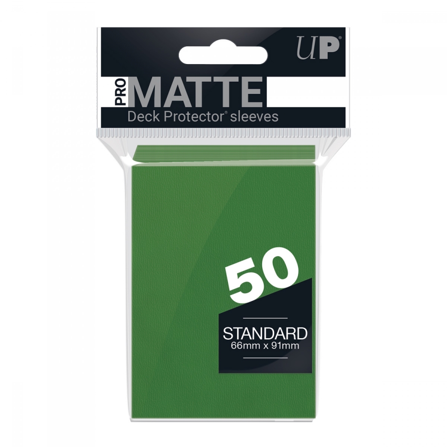 Ultra Pro: PRO-Matte 50ct Standard Deck Protector sleeves: Green