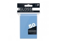 Ultra Pro: PRO-Gloss 50ct Standard Deck Protector sleeves: Light Blue (66 x 91 mm)