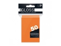 Ultra Pro: PRO-Gloss 50ct Standard Deck Protector sleeves: Orange (66 x 91 mm)