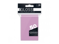 Ultra Pro: PRO-Gloss 50ct Standard Deck Protector sleeves: Pink (66 x 91 mm)