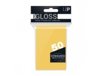Ultra Pro: PRO-Gloss 50ct Standard Deck Protector sleeves: Yellow (66 x 91 mm)