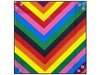 Metallic Dice Games: Velvet Rainbow - Dice Tray