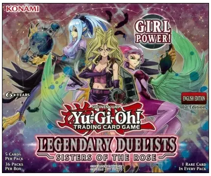 Yu-Gi-Oh! TCG: Legendary Duelists: Sisters of the Rose Booster Box (36 Boosters) - WorldofBoardGames.com Yu-Gi-Oh! TCG: Legendary Duelists: Sisters of the Rose Booster Box (36 Boosters) - WorldofBoardGames.com