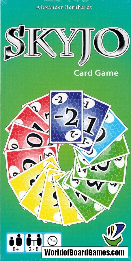 Skyjo Action Card Game, Roliga brädspel för familjer, Resespel för 2-8  spelare fördriva tiden för barn och vuxna, Spännande kortspel Skyjo Action  64aa, Skyjo Action
