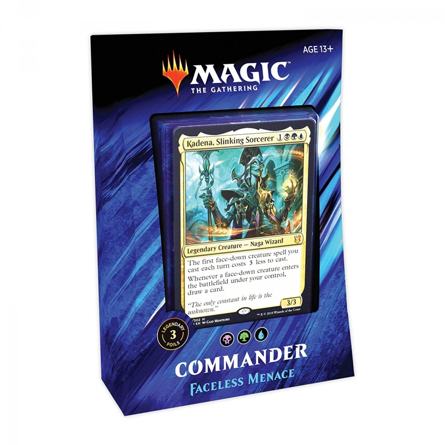 commander decks 2019 faceless menace review