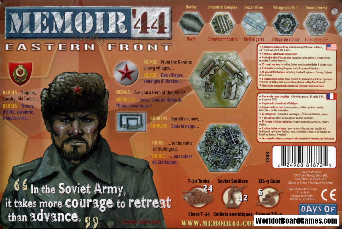 Memoir 44: Eastern Front (Exp.) - WorldofBoardGames.com