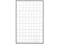 Blank Counter Sheet 5/8 Inch