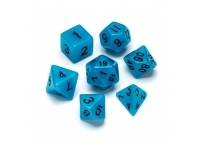 Greifenfels: Flourescent Series - Blue/Black - Dice Set