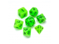 Greifenfels: Flourescent Series - Green/Black - Dice Set