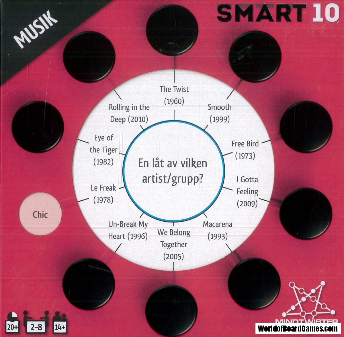 Smart10: Frågekort - Musik (Extra frågor) (Exp.) 