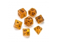 Greifenfels: Glitter Series - Gold/Black - Dice Set