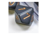 Opaque - Dark Grey/Copper - d10