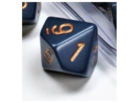 Opaque - Dusty Blue/Copper - d10