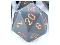 Opaque - Dark Grey/Copper - d20