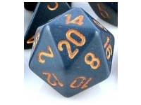 Opaque - Dusty Blue/Copper - d20