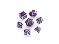 Greifenfels: Silver Series - Purple/Silver - Dice Set