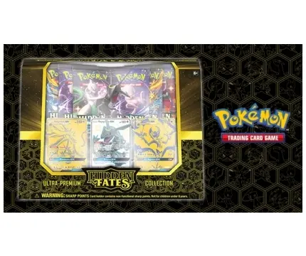 pokemon trading card game hidden fates ultra-premium collection Ultra Premium Also included is a cool Shiny Rayquaza card holder to show off your favourite card. Pokmon TCG: Hidden Fates Ultra