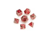 Greifenfels: Gold Series - Red/Gold - Dice Set