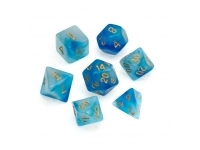 Greifenfels: Nebula Series - Blue/Gold - Dice Set