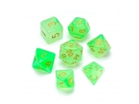 Greifenfels: Nebula Series - Green/Gold - Dice Set