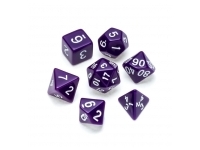 Greifenfels: Opaque Series - Purple/White - Dice Set