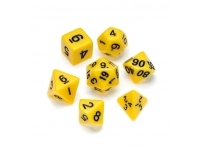 Greifenfels: Opaque Series - Yellow/Black - Dice Set