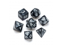 Greifenfels: Pearl Series - Black/White - Dice Set