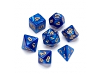 Greifenfels: Pearl Series - Blue/Gold - Dice Set