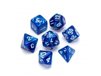 Greifenfels: Pearl Series - Blue/White - Dice Set