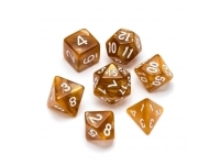 Greifenfels: Pearl Series - Gold/White - Dice Set