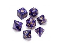 Greifenfels: Pearl Series - Purple/Gold - Dice Set
