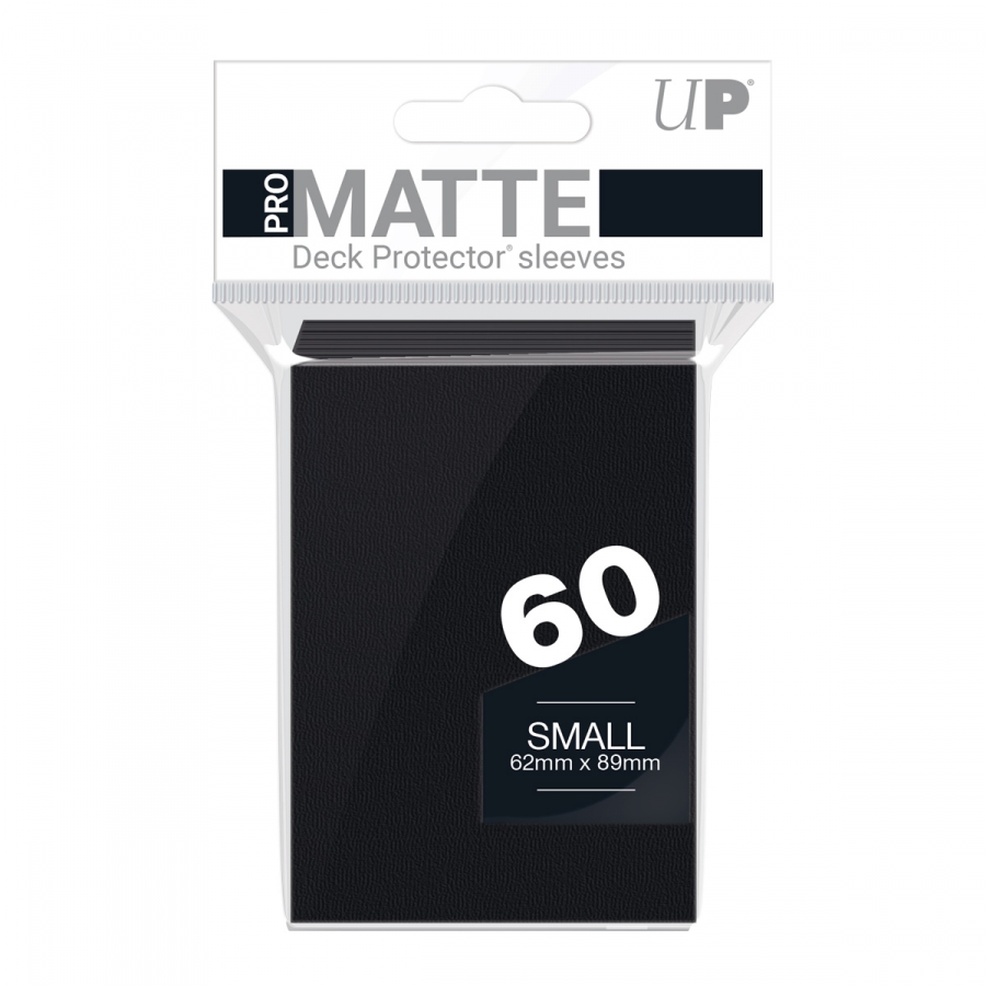 UPI84021 Ultra Pro Pro-Matte Small 60-count Deck Protector Pack Black 