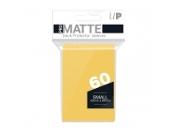 Ultra Pro: PRO-Matte 60ct Small Deck Protector sleeves: Yellow (62 x 89 mm)