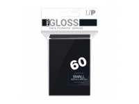 Ultra Pro: PRO-Gloss 60ct Small Deck Protector sleeves: Black (62 x 89 mm)