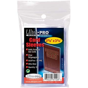 Ultra Pro - Card Sleeves - Clear (63 x 88 mm) - 100 st