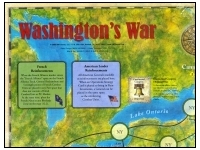 Washington's War - Mounted Map