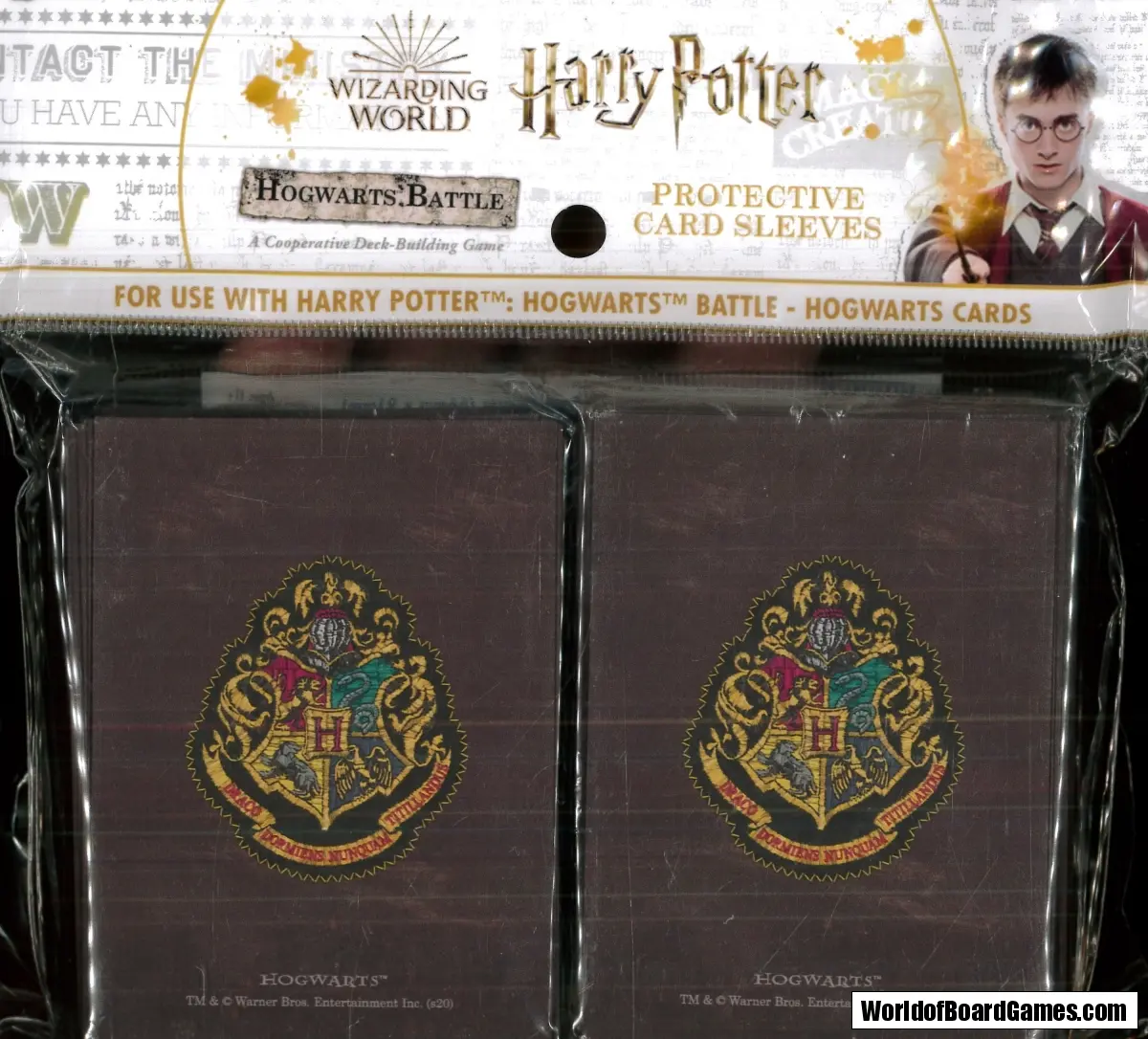 Harry Potter: Hogwarts Battle Card Sleeves - WorldofBoardGames.com Harry Potter: Hogwarts Battle Card Sleeves - WorldofBoardGames.com