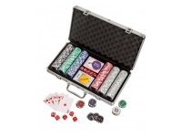 Pokerchips, aluminium case (Philos)