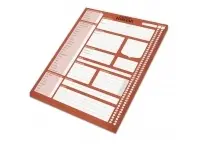 Kopparhavets Hjältar - Rollformulärsblock