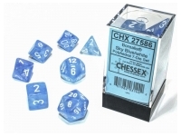 Borealis - Sky Blue/white - Dice set