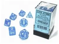 Borealis - Sky Blue/white - Dice set