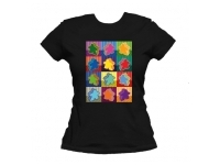 T-shirt: Mr. Meeple - Pop (Black) - Woman's 2X-Large