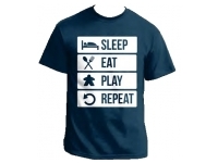 T-shirt: Mr. Meeple - To Do List (Navy) - Small