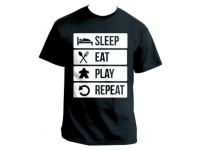 T-shirt: Mr. Meeple - To Do List (Black) - X-Large